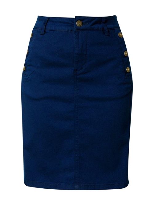 Fransa Nederdel 'LOMAX'  navy / brun