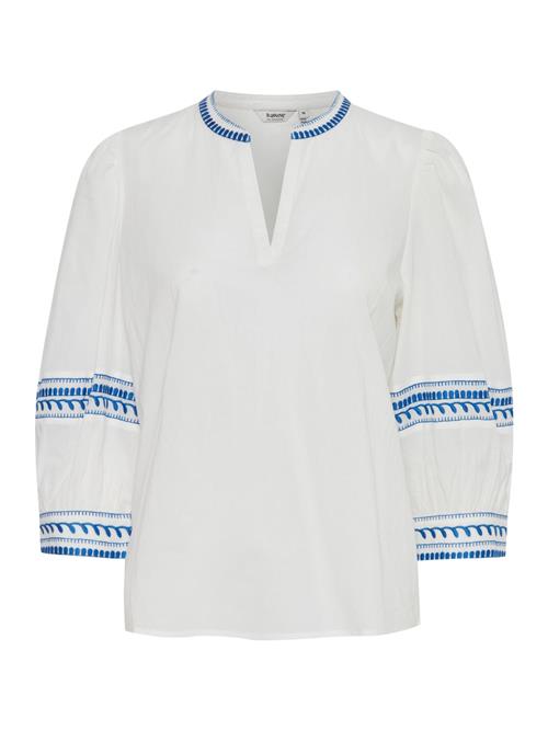b.young Bluse 'Jiya'  blå / hvid