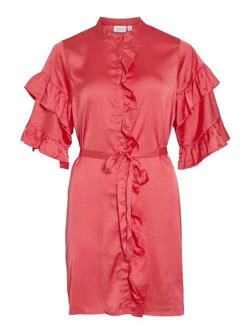 VILA Blusekjole  rød