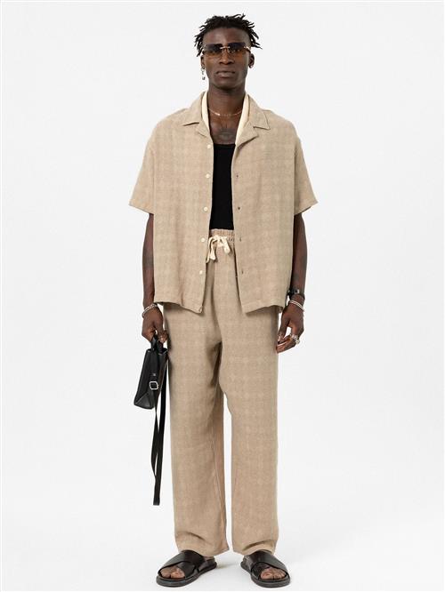 VAMOS CLO Skjorte  mørkebeige