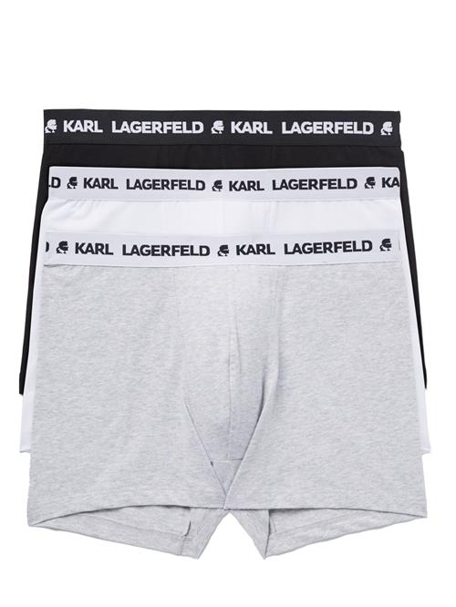 Karl Lagerfeld Boksershorts  grå / sort / hvid