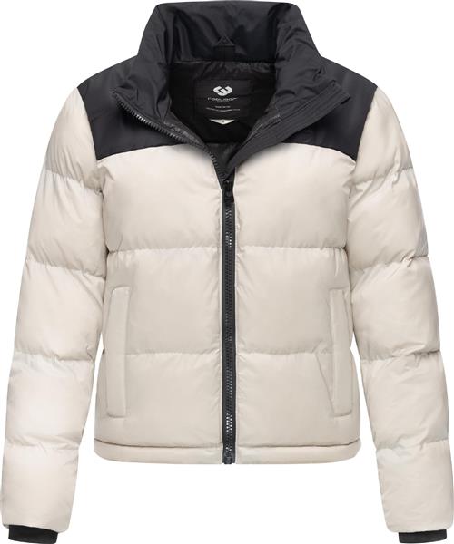 Se Ragwear Vinterjakke 'Serah'  sort / hvid hos About You