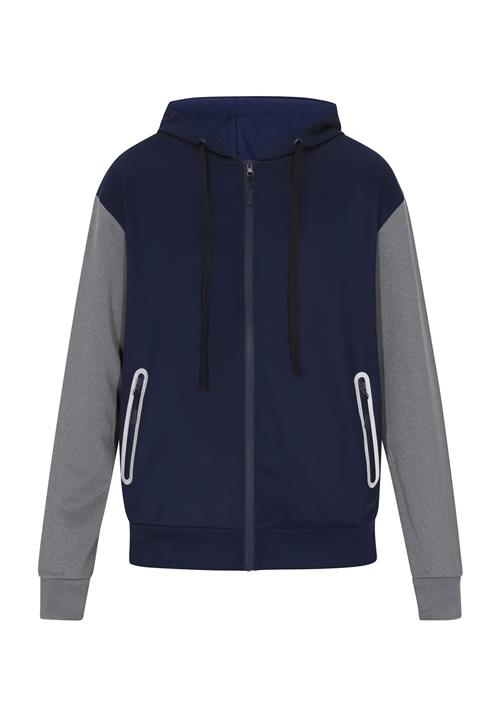 OCY Sweatjakke  marin / grå-meleret