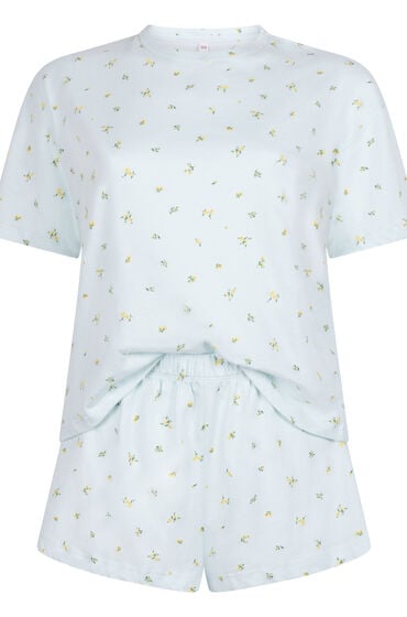 Hunkemöller Pyjamassæt i bomuldsjersey Grøn