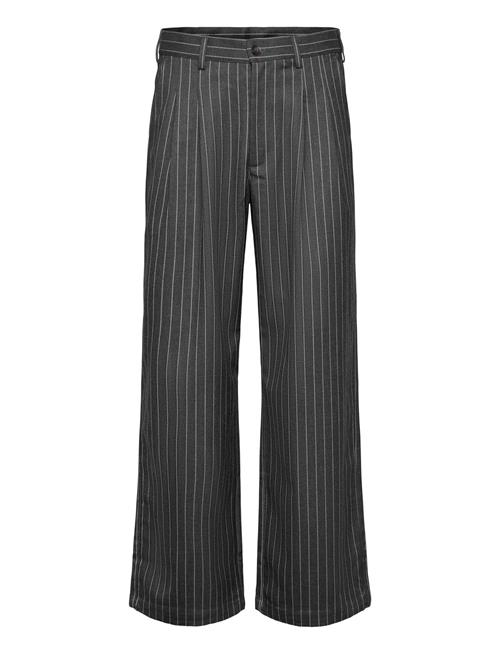 Prohibited | Pinstripe Pleated Pants Grey | 30
