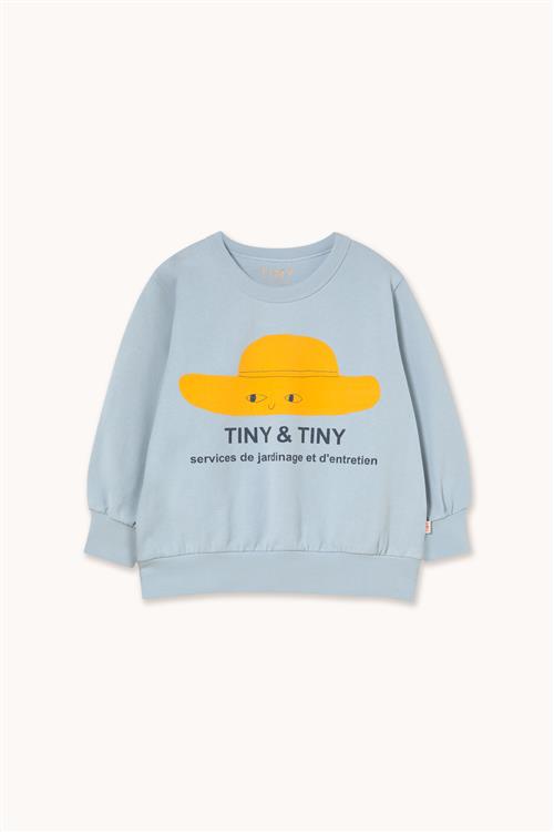 Tinycottons Tiny Hat Graphic Sweatshirt Washed Blue  Washed Blue 4 Y  Blå  4 år  mand