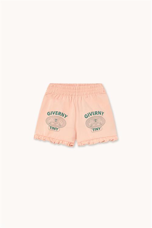 Tinycottons Giverny Graphic Shorts Med Smock Wild Rose  Wild Rose 10 Y  Lyserød  10 år  kvinde