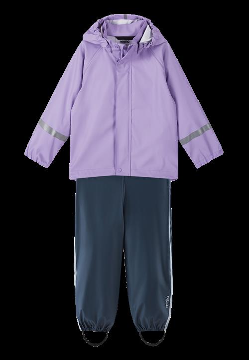 Reima Tihku Regn-outfit Blooming Lilac  Blooming Lilac-86 cm  Lilla  86 cm  unisex