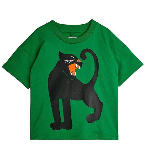 Mini Rodini T-shirt - Panther - Grøn