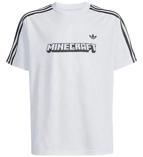 adidas Originals T-shirt - Loose - Minecraft - Hvid/Sort