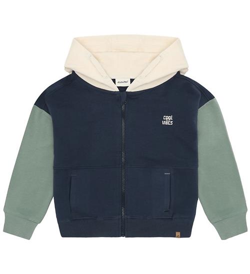 Se Minymo Cardigan - Odyssey Gray m. Støvet Grøn hos KidsWorld