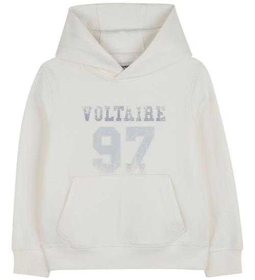 Se Zadig & Voltaire Hættetrøje - Off White hos KidsWorld