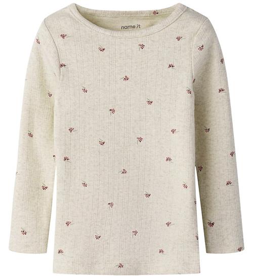 Name It Bluse - Hulmønster - NmfBerries - Peyote Melange