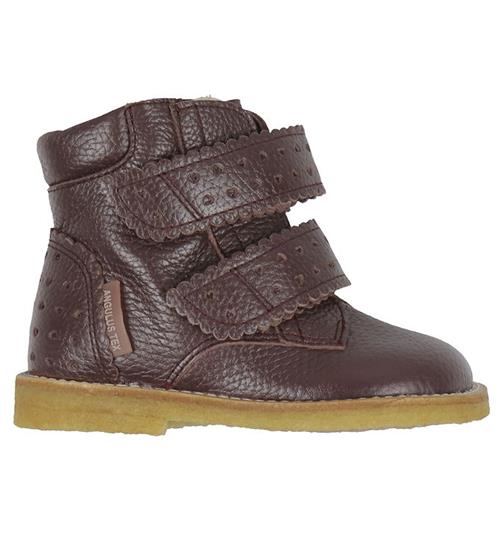 Angulus Vinterstøvler - Tex - Dusty Aubergine m. For/Velcro