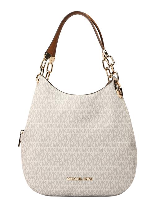 MICHAEL Michael Kors Skuldertaske 'Lillie'  creme / mørkebeige / karamel