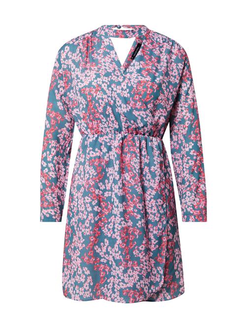 Trendyol Kjole  petroleum / lys pink / rød