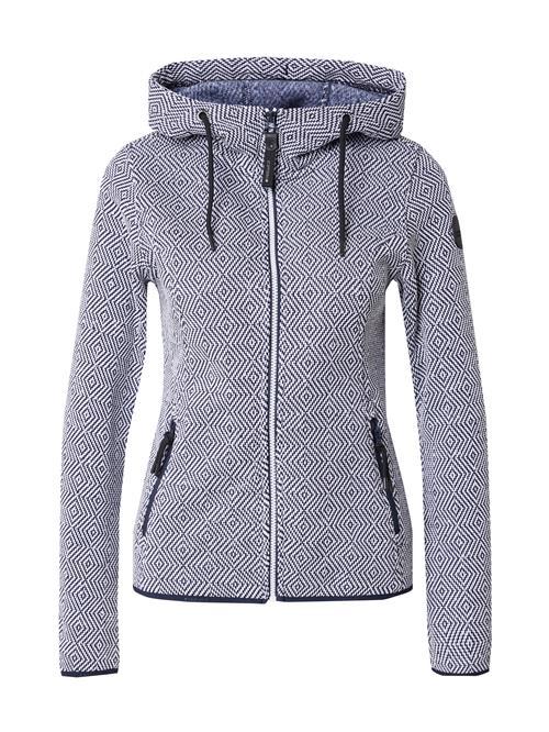 ICEPEAK Sportssweatjakke 'ADRIAN'  mørkeblå / offwhite