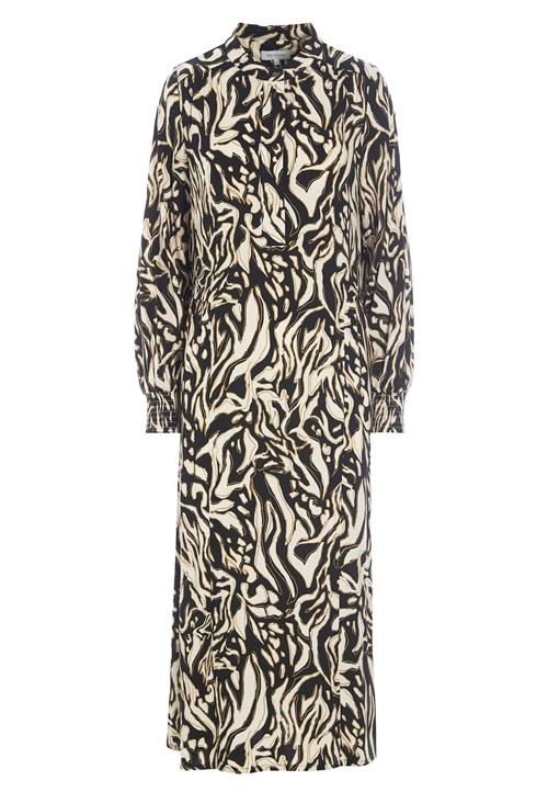 Dea Kudibal Kjole 'Marladea'  creme / gul / sort