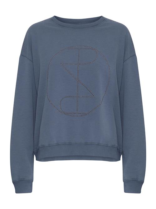PULZ Jeans Sweatshirt 'Mallie'  blå