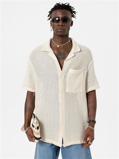 VAMOS CLO Skjorte  uldhvid