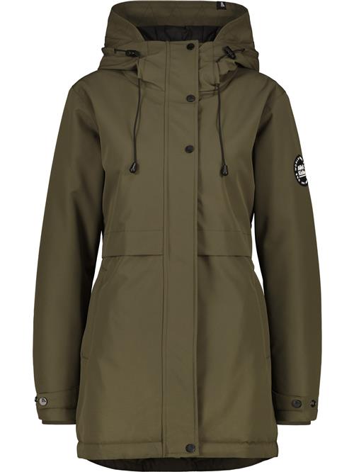 alife & kickin Vinterparka 'MarlyAK'  oliven / sort / hvid