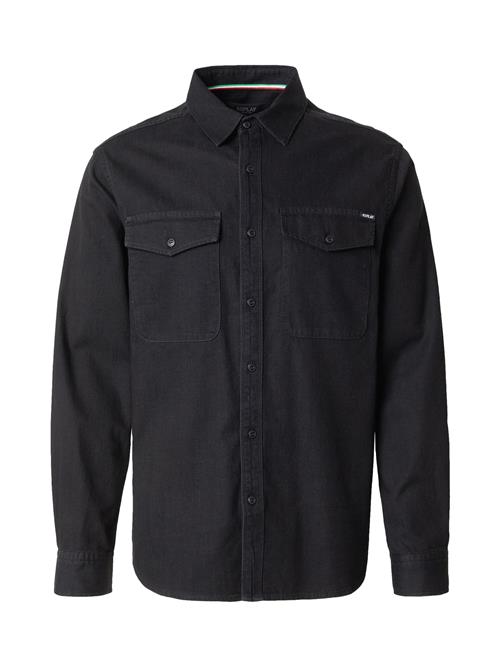 REPLAY Skjorte  black denim