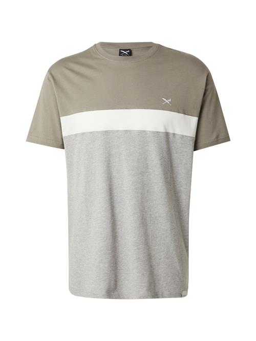 Iriedaily Bluser & t-shirts 'Court'  lysegrå / khaki / hvid