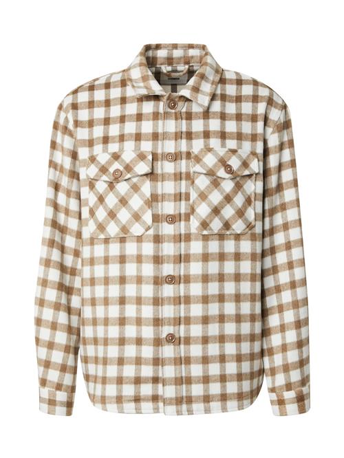 DAN FOX APPAREL Overgangsjakke 'Benjamin'  karamel / offwhite
