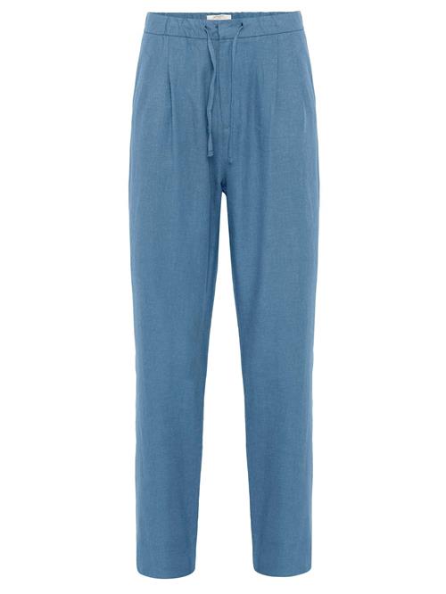 Antioch Bukser med lægfolder  lyseblå