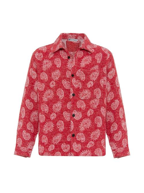 Dandalo Skjorte  rød / offwhite