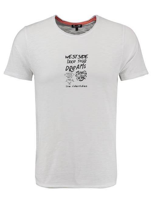 Key Largo Bluser & t-shirts 'WEST SIDE'  blandingsfarvet / hvid