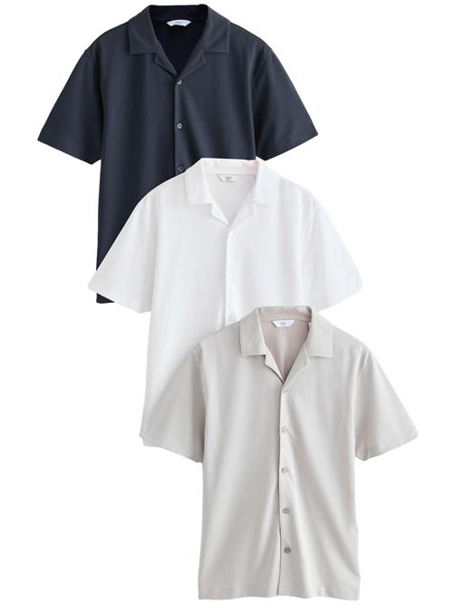 Next Skjorte  navy / lysegrå / hvid