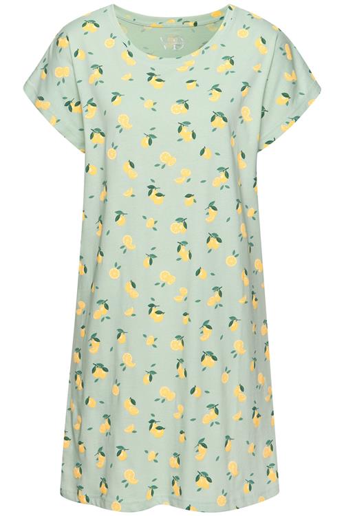 VIVANCE Natskjorte  gul / smaragd / mint / gran