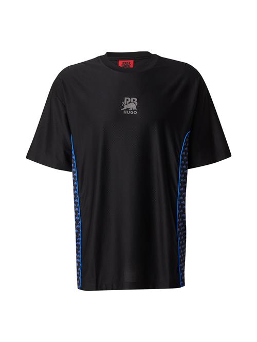 HUGO Bluser & t-shirts 'Dinokey_RB'  azur / mørkegrå / sort