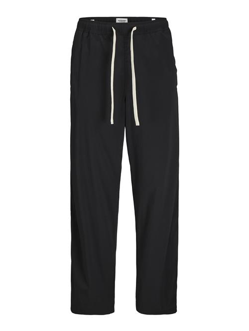 JACK & JONES Bukser  sort / hvid