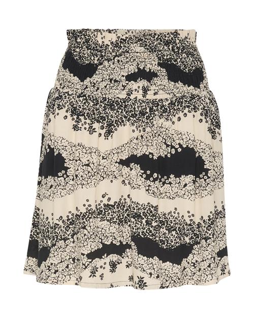 SAINT TROPEZ Nederdel 'Iselin'  lysebeige / sort