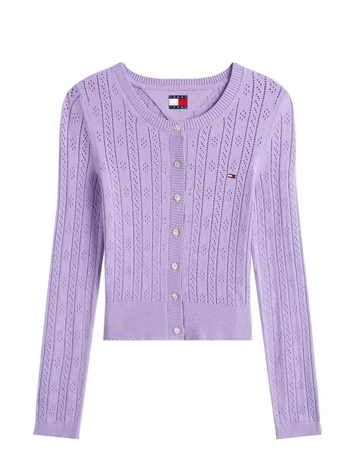 Tommy Jeans | Tjw Pointelle Crew Neck Cardigan | L