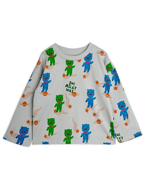 Mini Rodini Aliens Langærmet T-shirt Grey  Grey 104/110 cm  Grå  104/110 cm  unisex