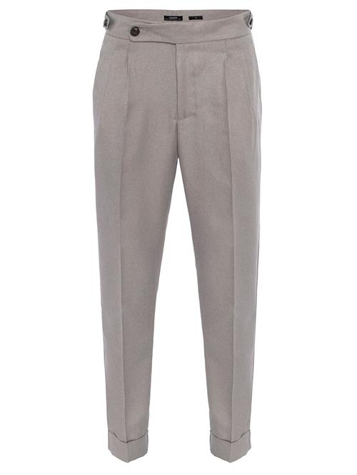 Antioch Bukser med lægfolder  grå