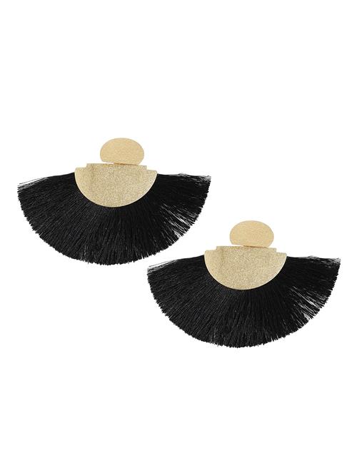 Se SOHI Øreringe  guld / sort hos About You