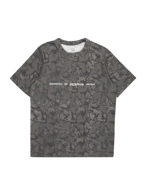 Jack & Jones Junior Shirts 'JCOTARMAC'  grå / mørkegrå / hvid