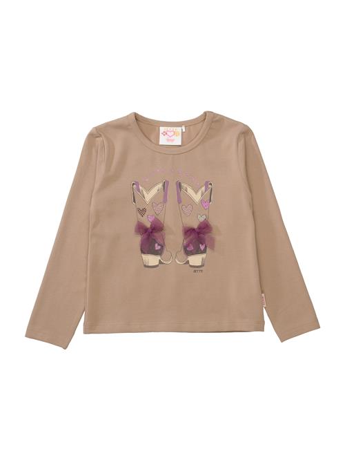 STACCATO Bluser & t-shirts  creme / lysebrun / pink / sort