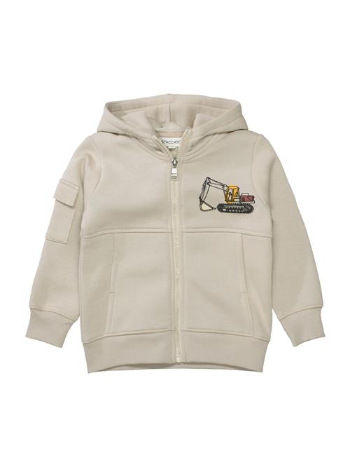 STACCATO Sweatjakke  creme / gul / burgunder / sort