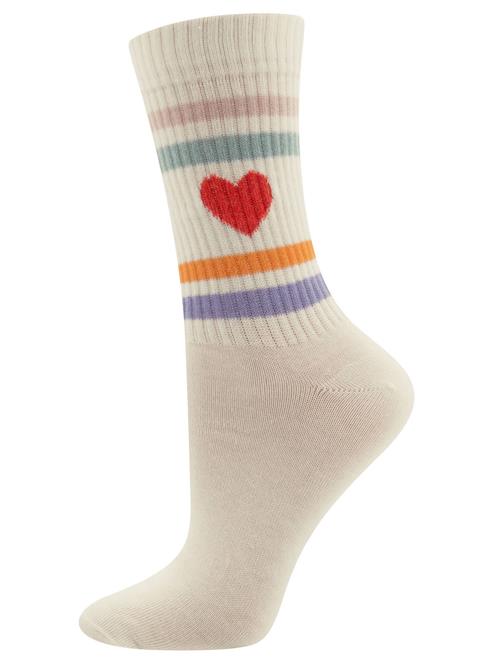 EWERS Sokker 'Ringel/Herz'  beige