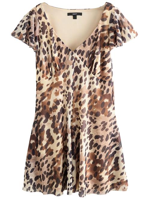 Next Kjole  brun / brokade / cappuccino / mørkebrun