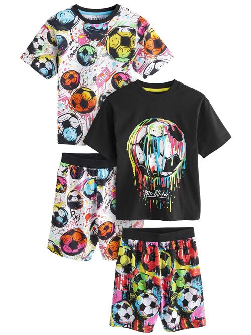 Next Nattøj  orange / pink / sort / hvid