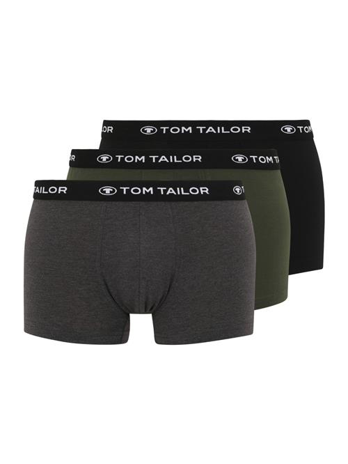 TOM TAILOR Boksershorts  grå-meleret / khaki / sort / hvid