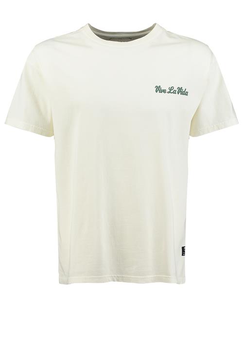 Key Largo Bluser & t-shirts 'KLVIVE LA VIDA'  grøn / hvid