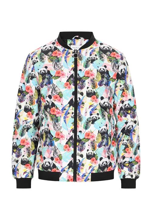 MO Overgangsjakke  azur / gammelrosa / sort / hvid