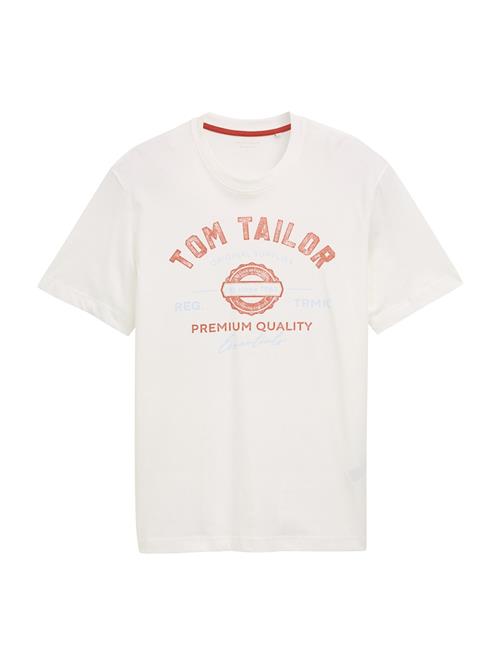 TOM TAILOR Bluser & t-shirts  lyseblå / rustrød / offwhite